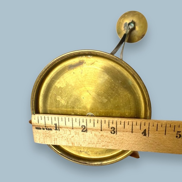 Vintage MCM Brass and Copper Angel Candle Holder 8” - Picture 11 of 11